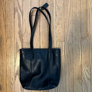 Vintage ‘90s Black Leather Coach Purse